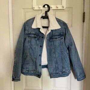 ABLE sherpa denim jacket